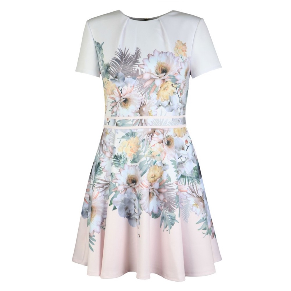 Ted Baker Haylinn Woodland Jersey Skater Dress